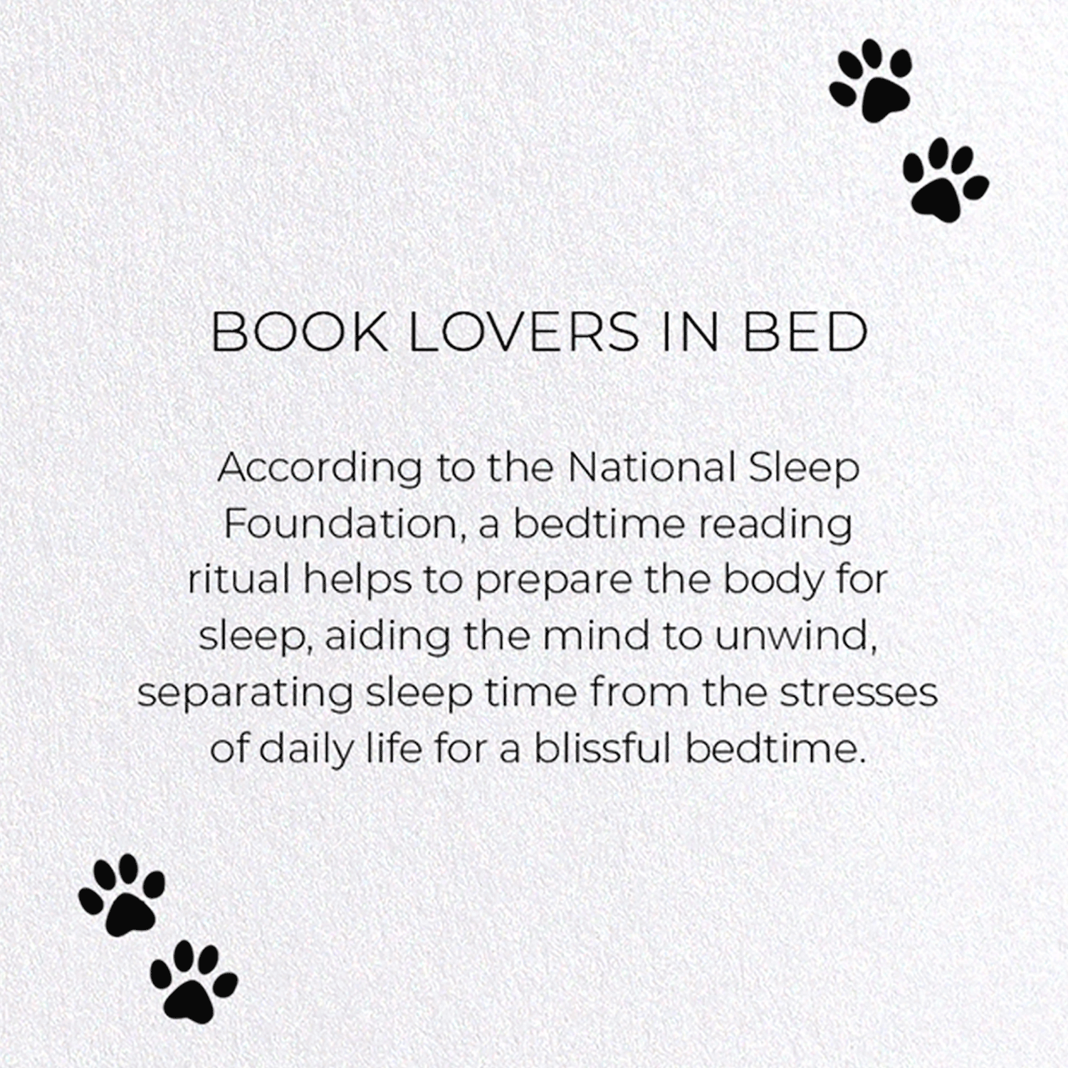 BOOK LOVERS IN BED