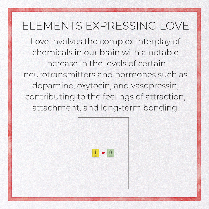 ELEMENTS EXPRESSING LOVE