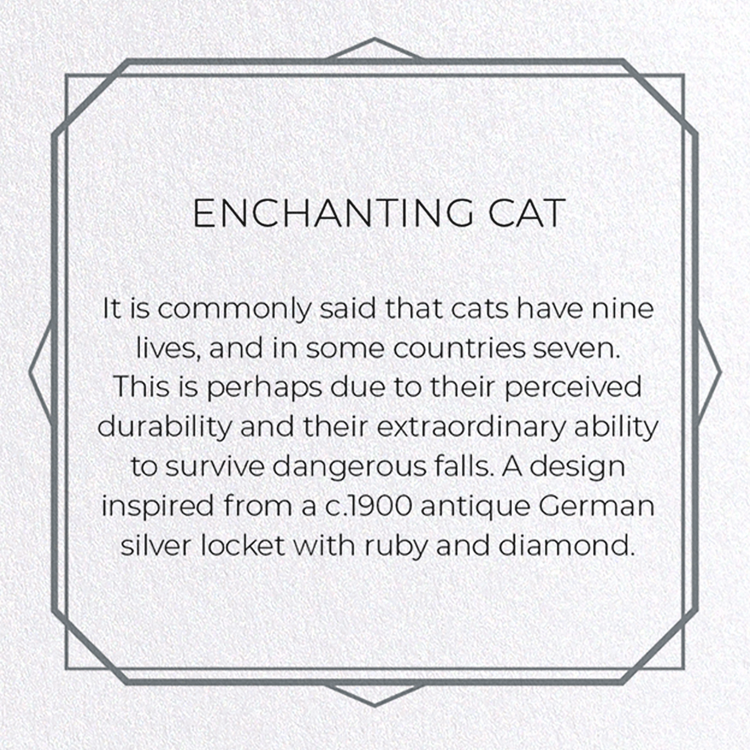 ENCHANTING CAT