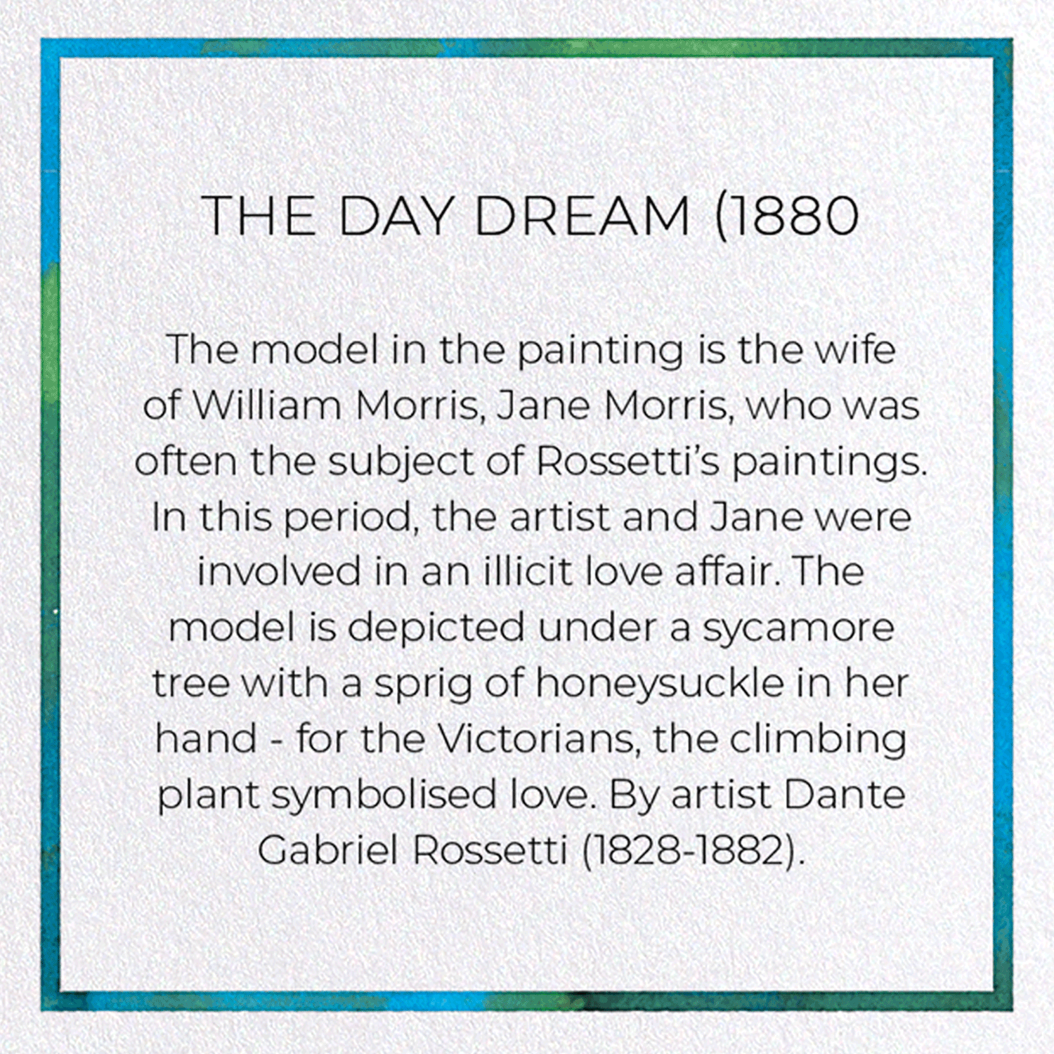 THE DAY DREAM (1880)
