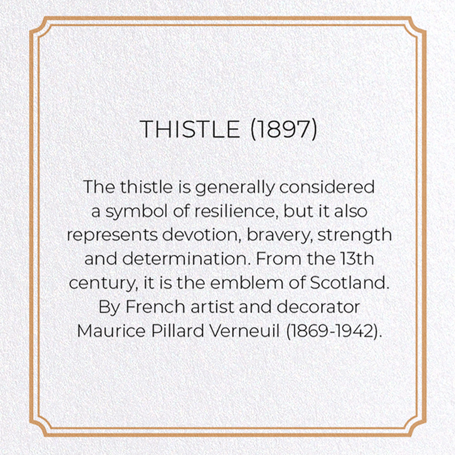 THISTLE (1897)