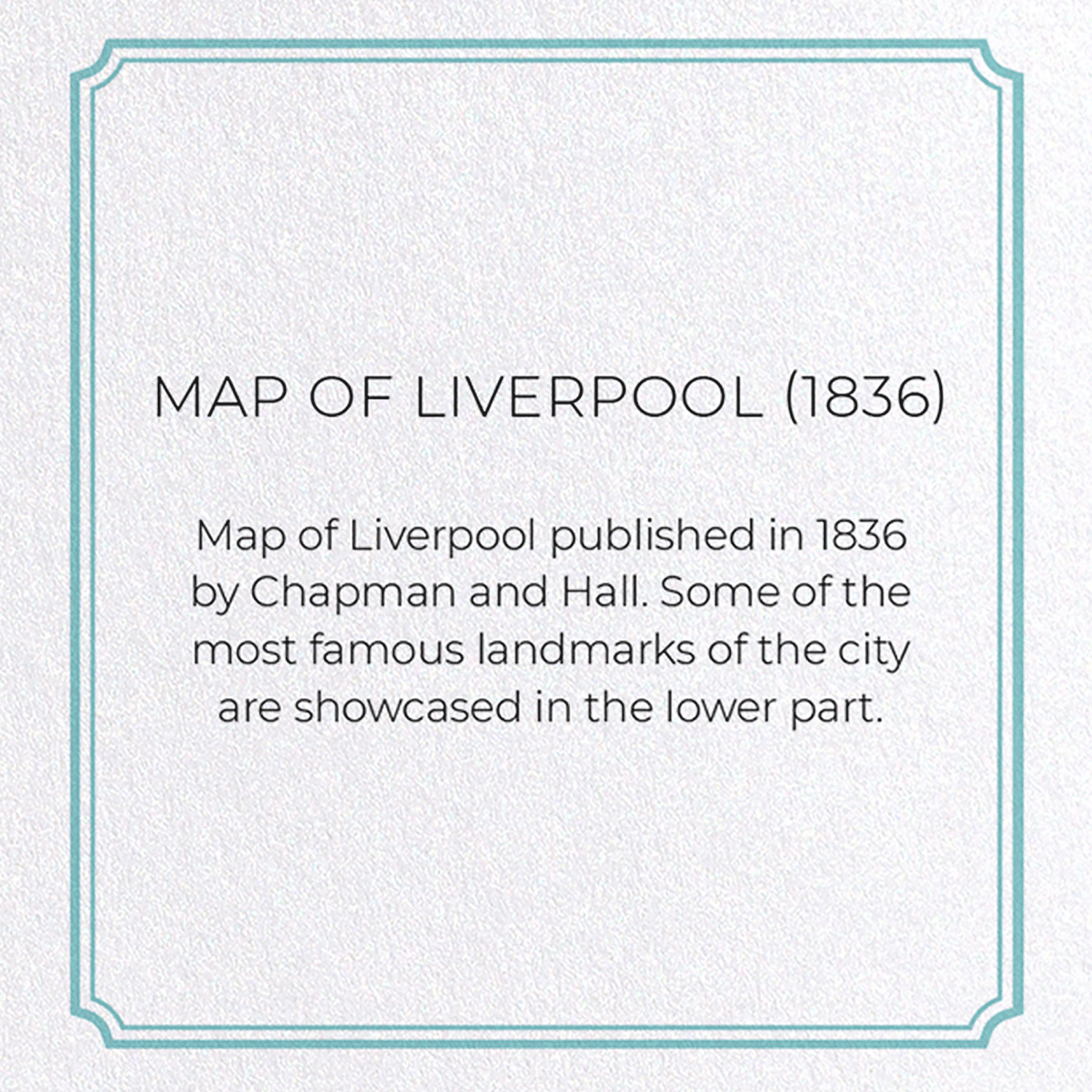 MAP OF LIVERPOOL (1836)