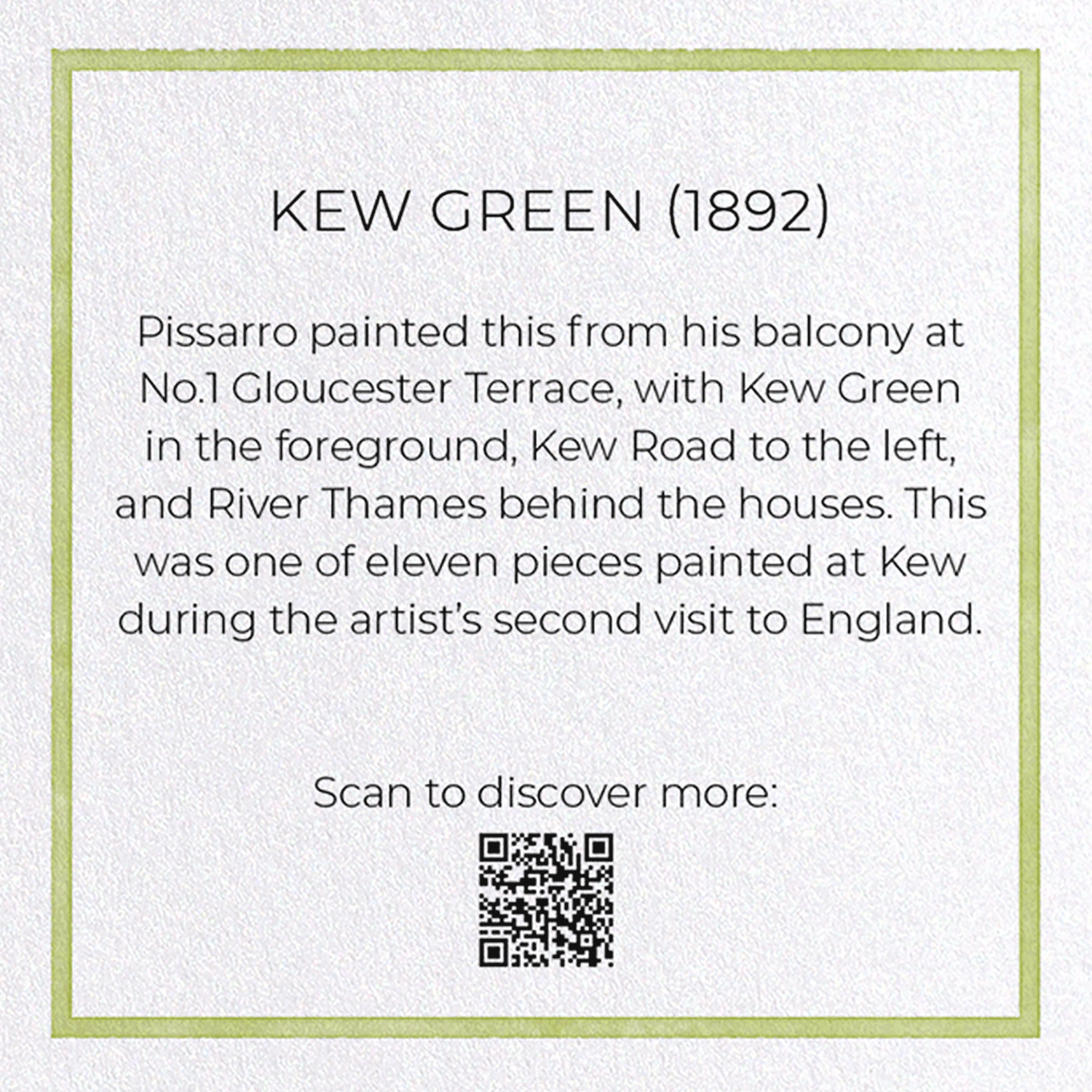 KEW GREEN (1892)
