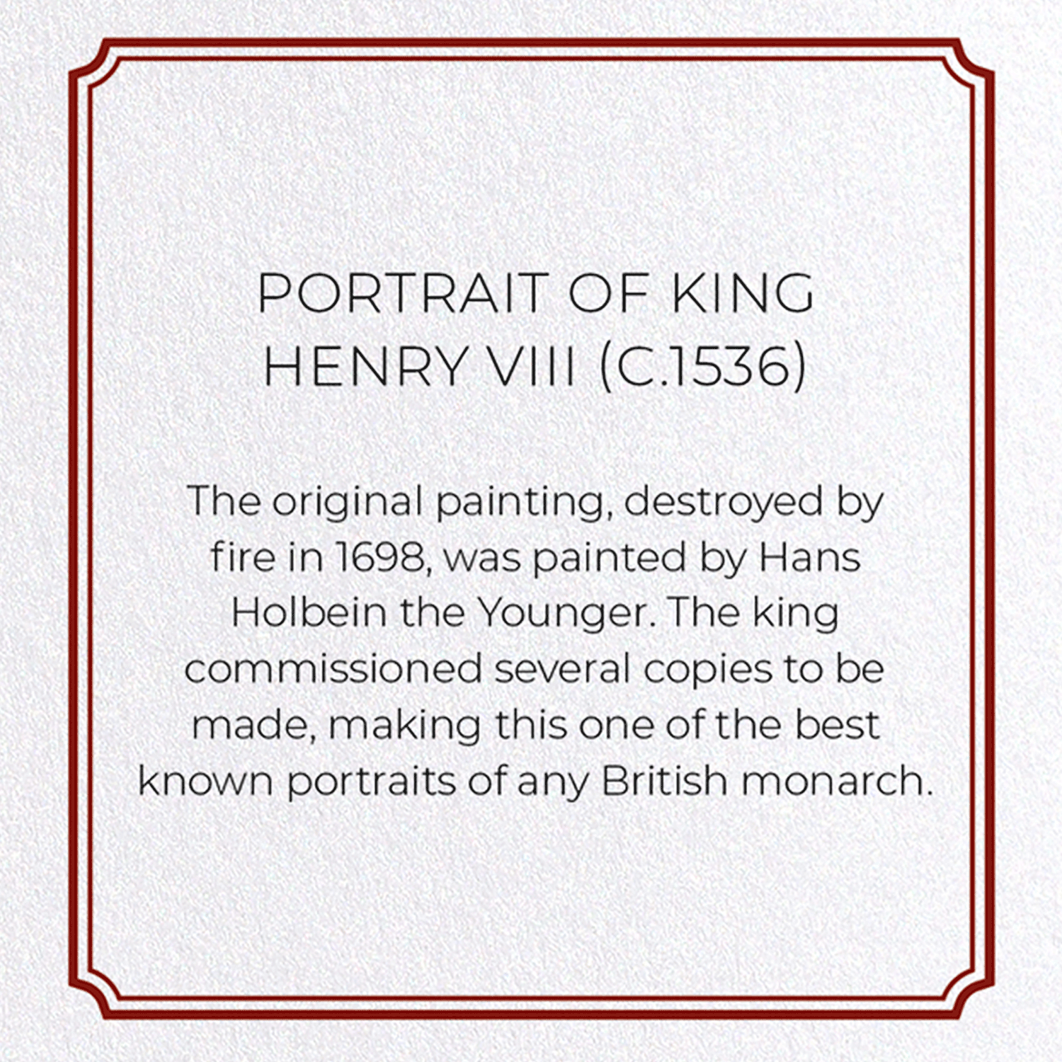 PORTRAIT OF KING HENRY VIII (C.1536)