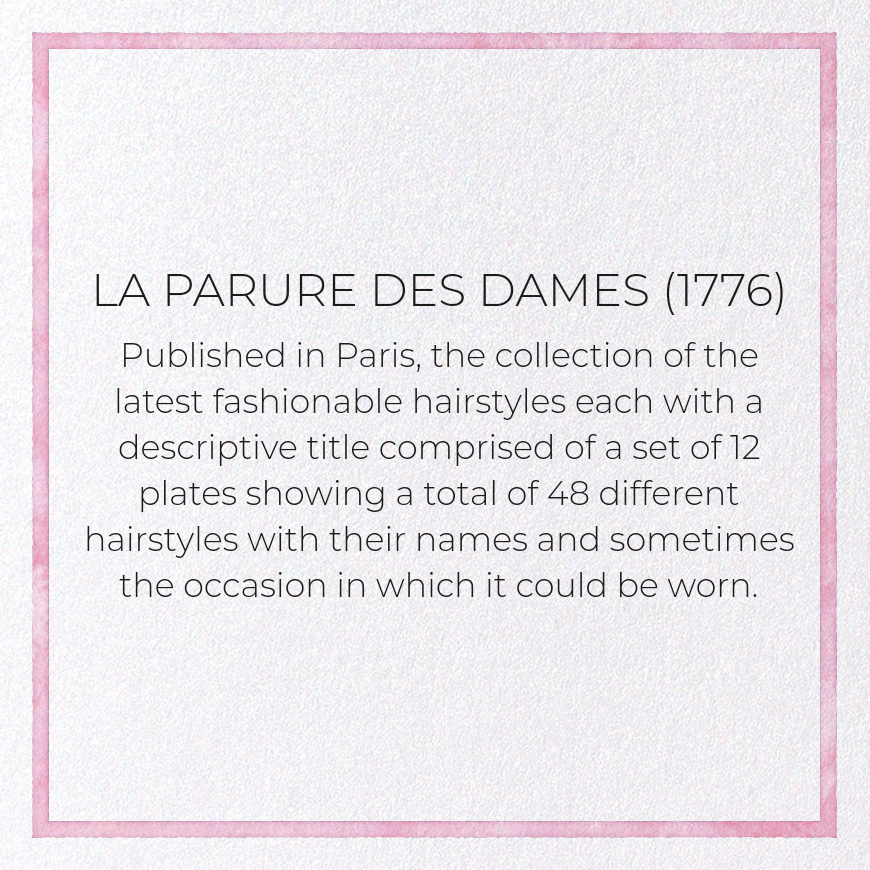 LA PARURE DES DAMES (1776)