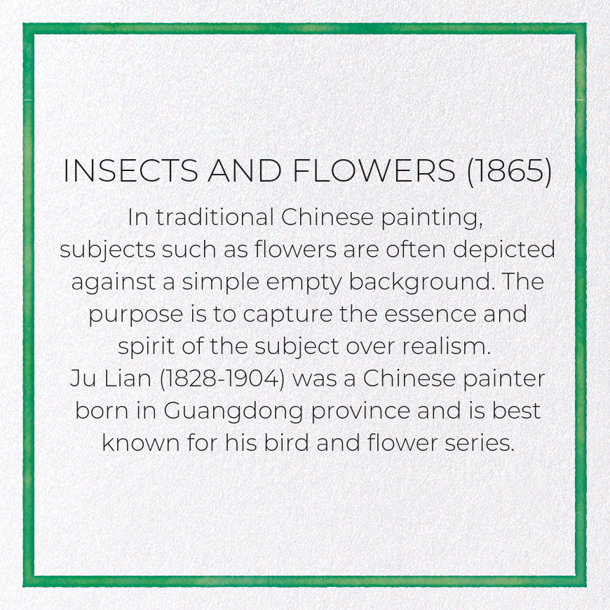 INSECTS AND FLOWERS (1865)