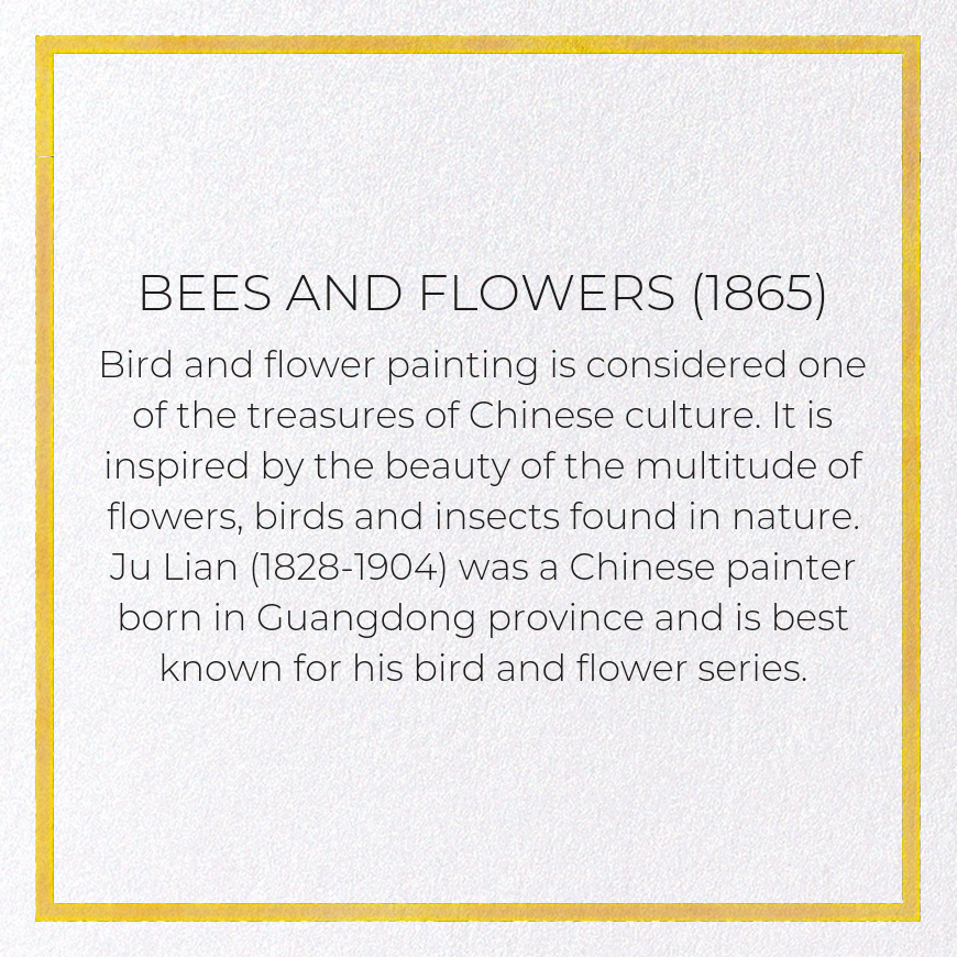BEES AND FLOWERS (1865)