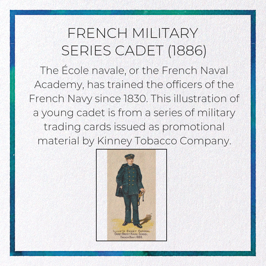 FRENCH MILITARY SERIES CADET (1886)