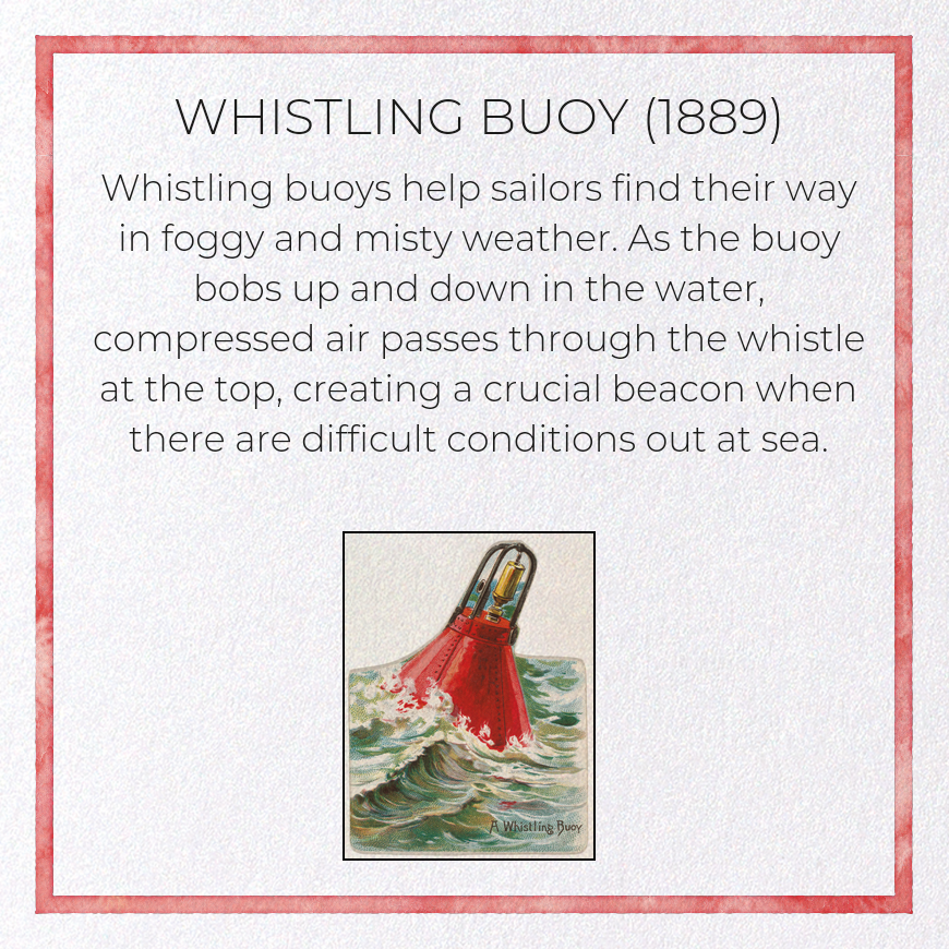 WHISTLING BUOY (1889)