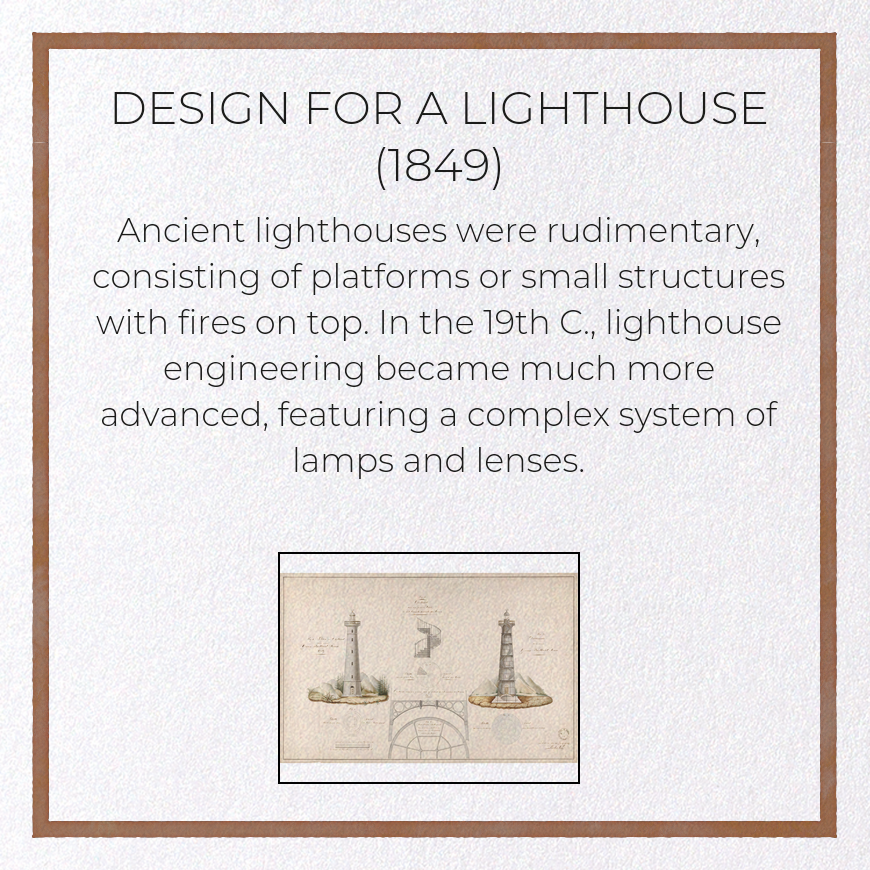 DESIGN FOR A LIGHTHOUSE (1849)