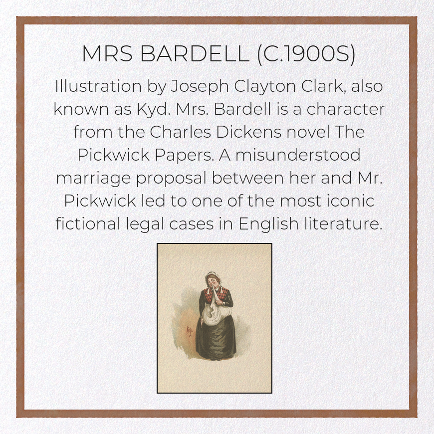 MRS BARDELL (C.1900S)