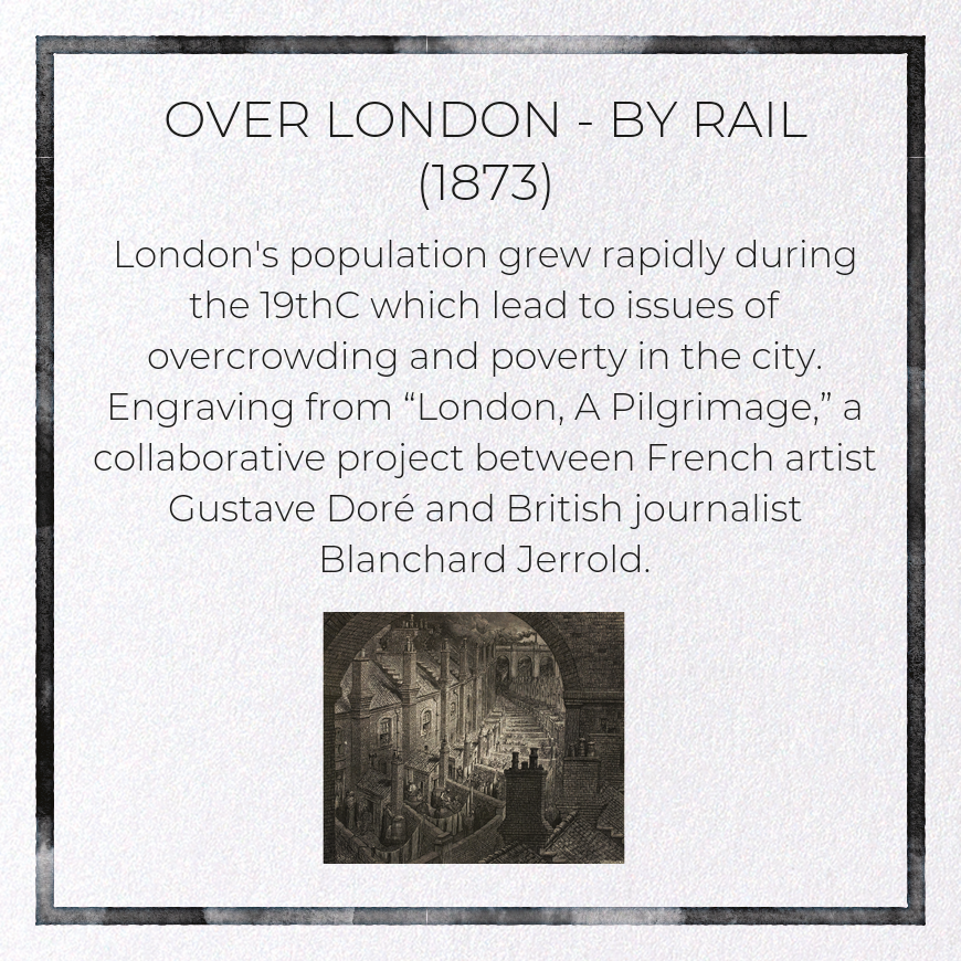 OVER LONDON - BY RAIL (1873)