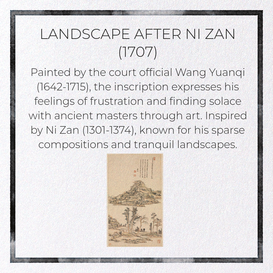 LANDSCAPE AFTER NI ZAN (1707)