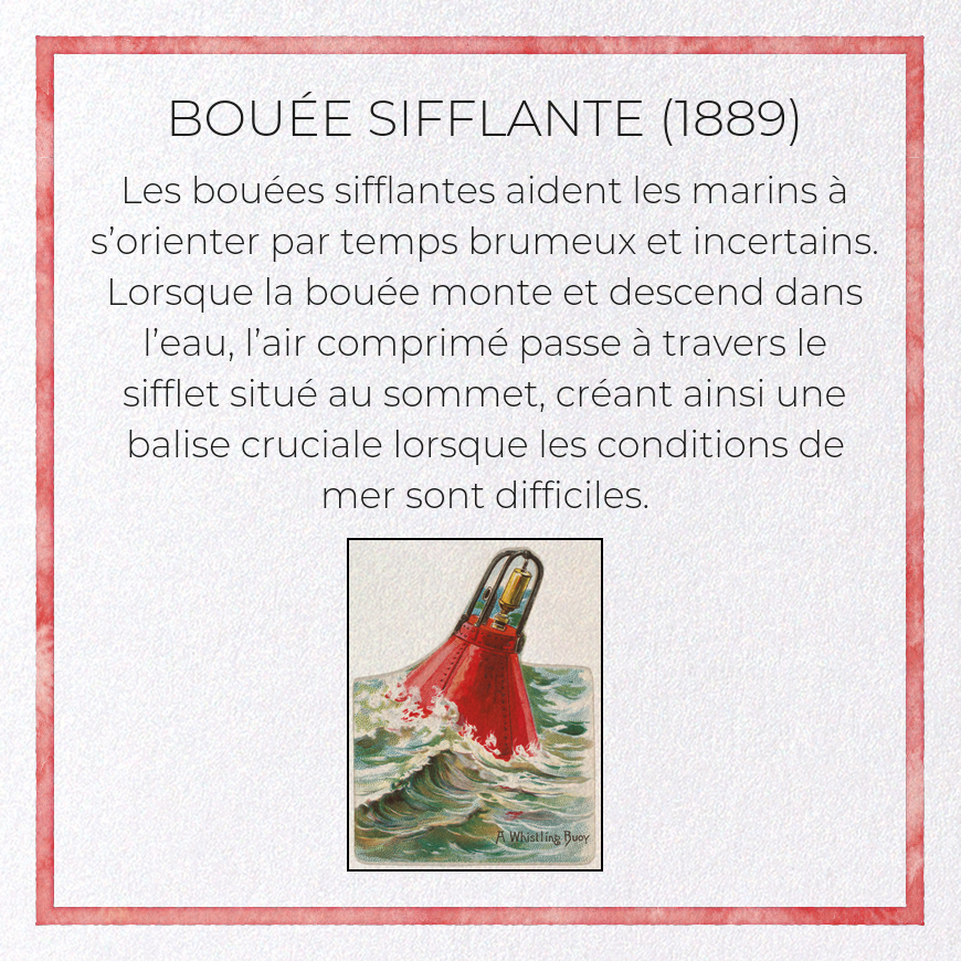 BOUÉE SIFFLANTE (1889)