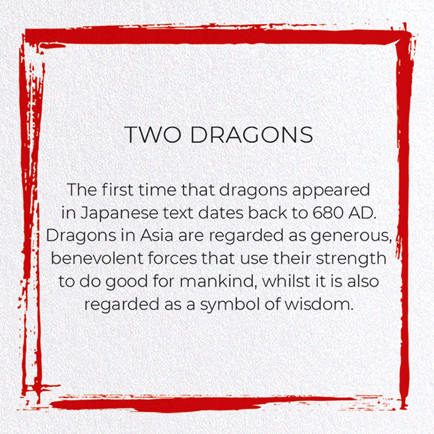 TWO DRAGONS
