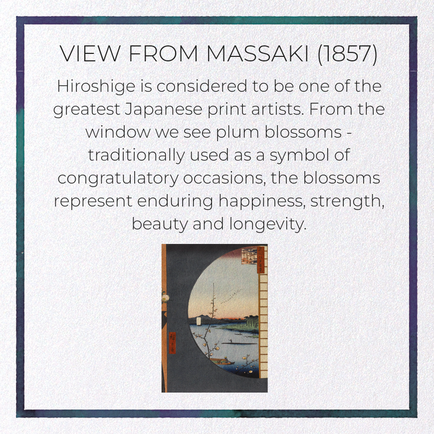 VIEW FROM MASSAKI (1857)