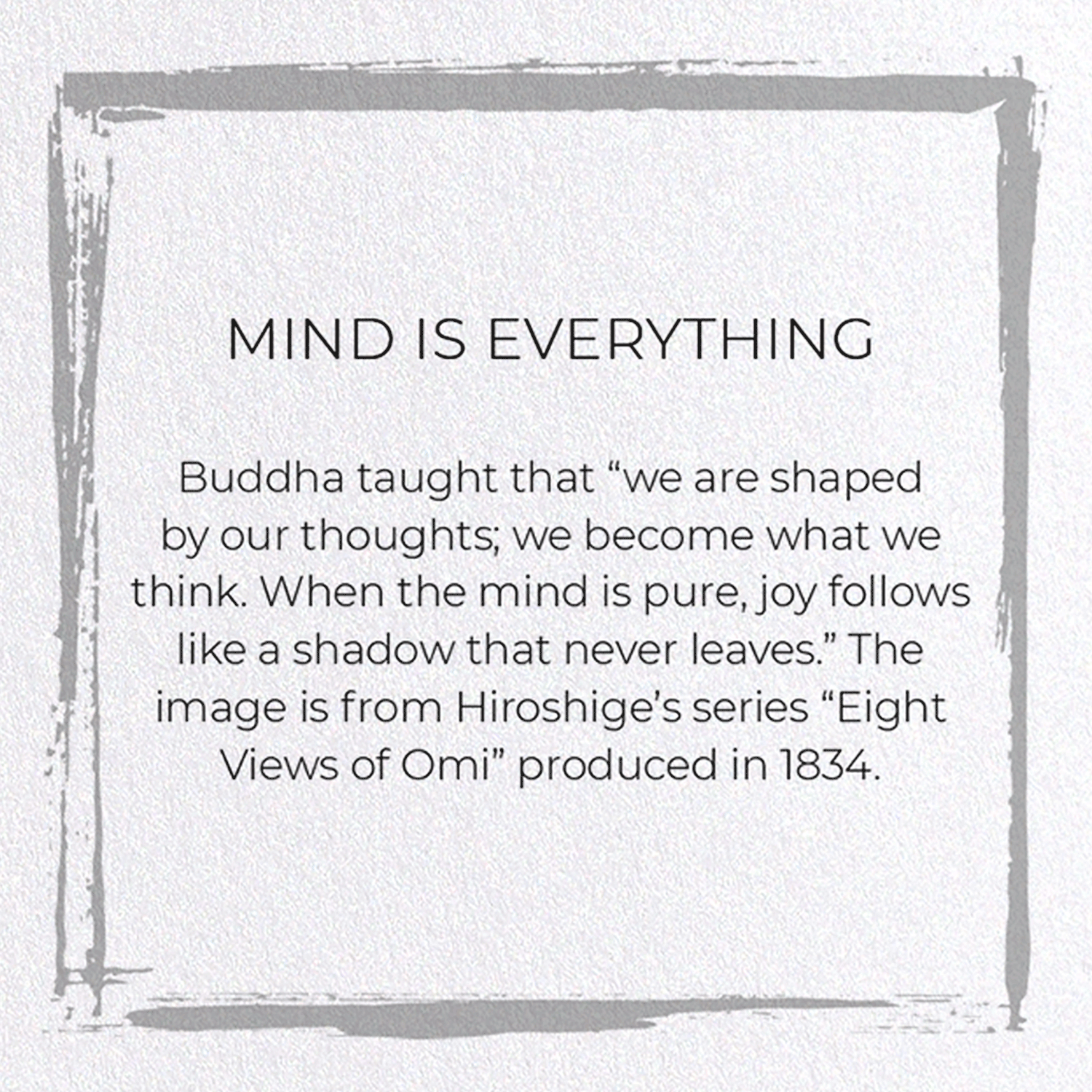 MIND IS EVERYTHING
