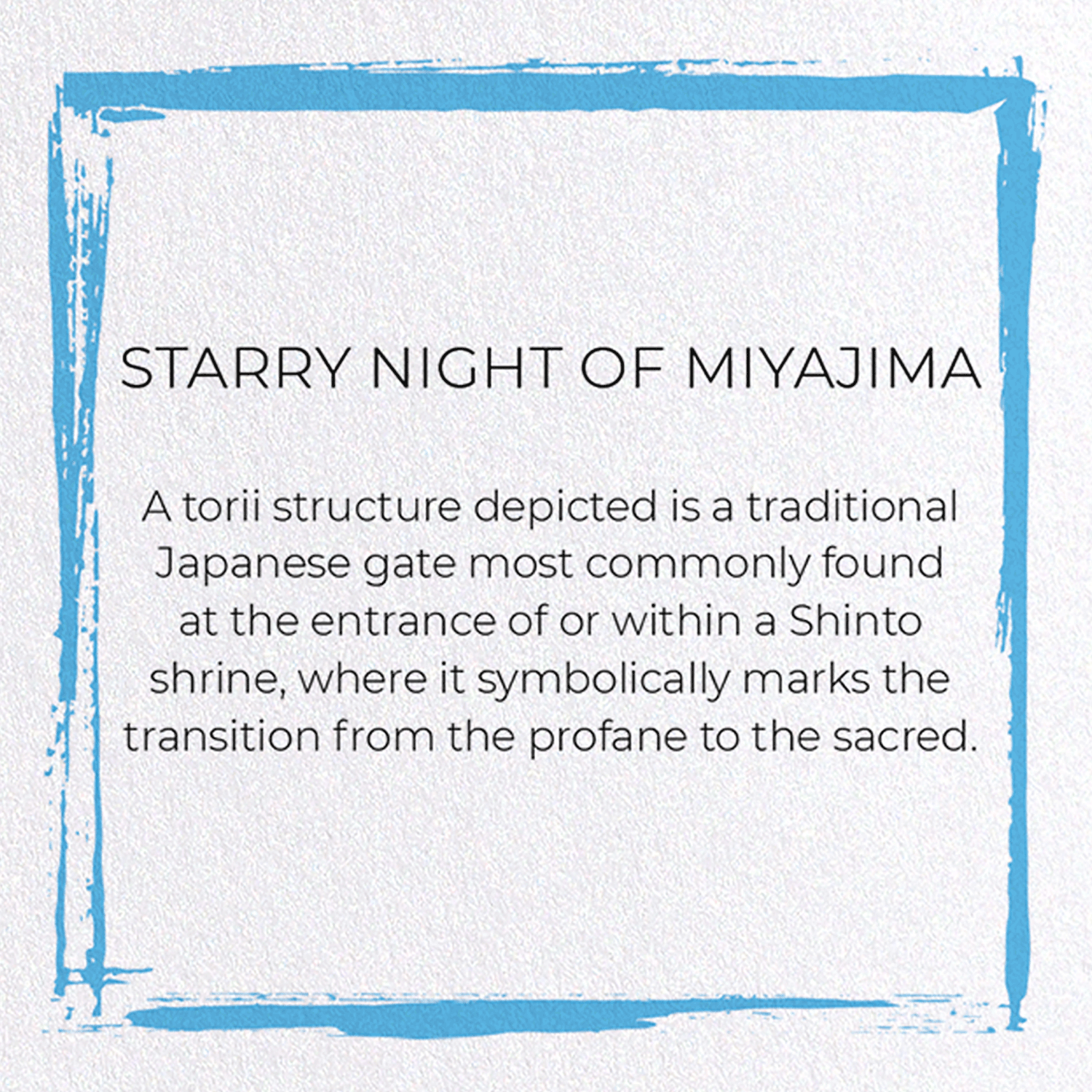 STARRY NIGHT OF MIYAJIMA