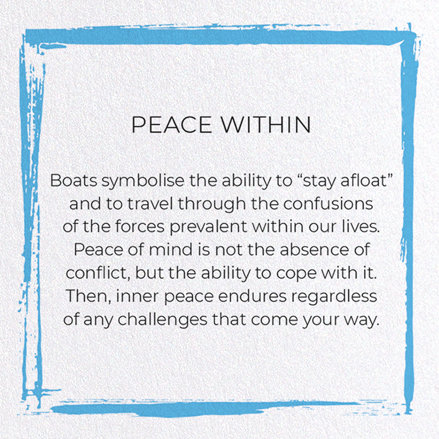 PEACE WITHIN