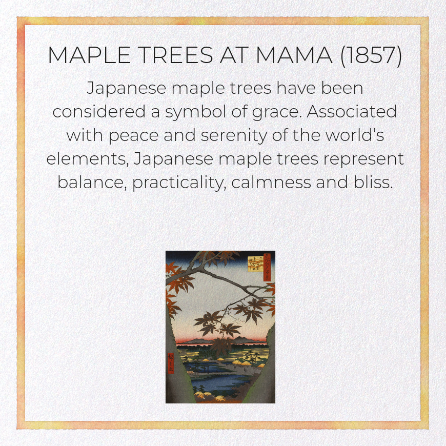 MAPLE TREES AT MAMA (1857)