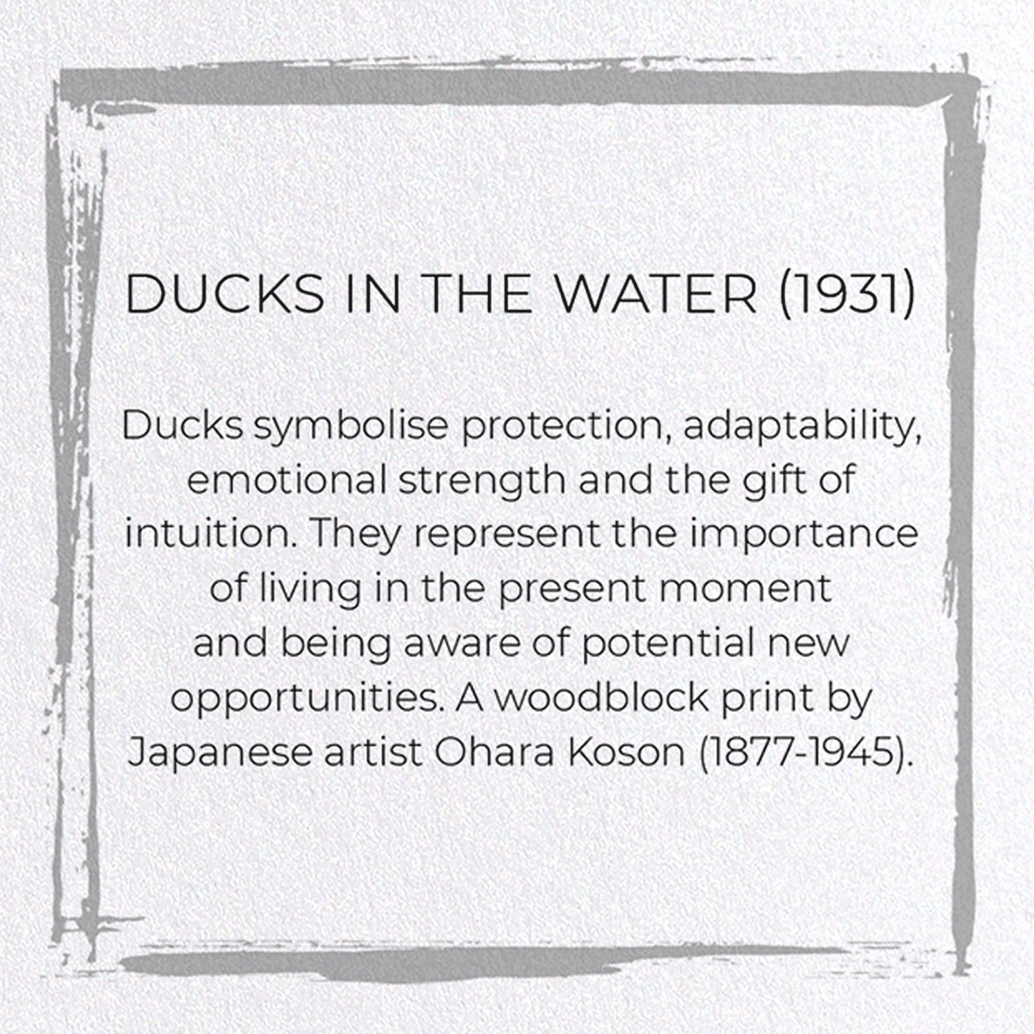 DUCKS IN THE WATER (1931)