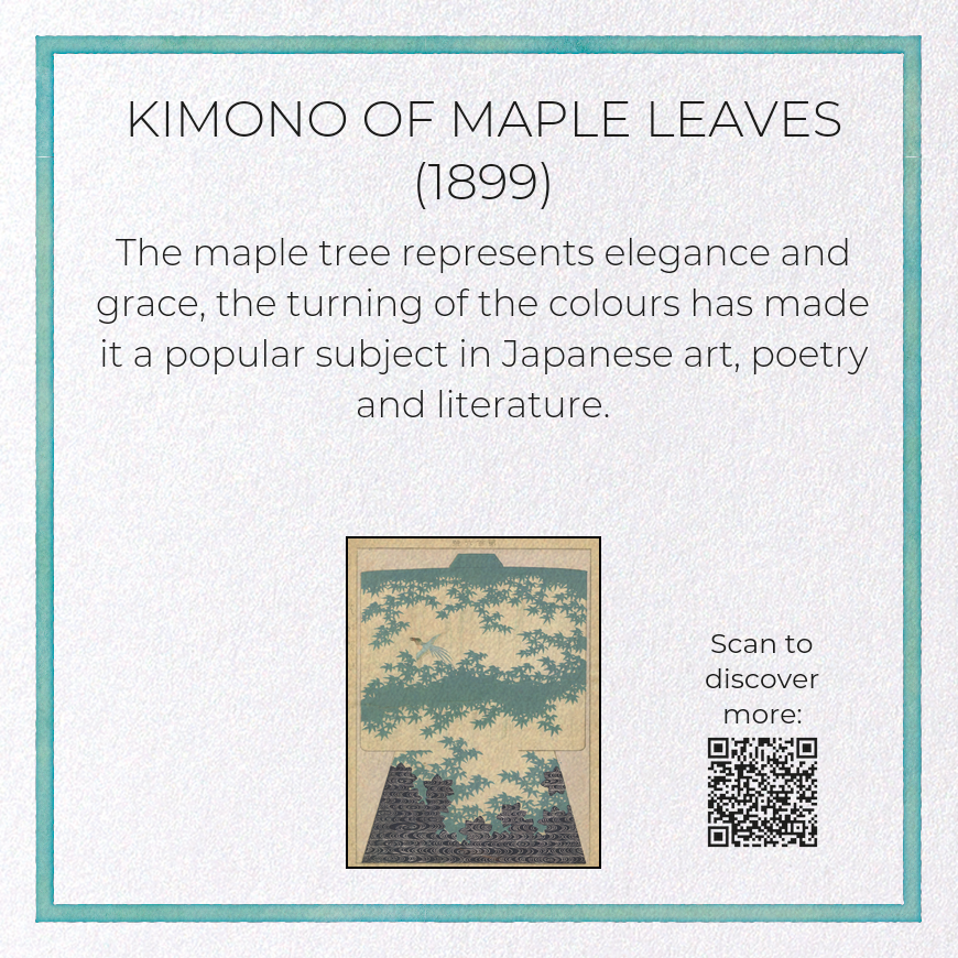 KIMONO OF MAPLE LEAVES (1899)