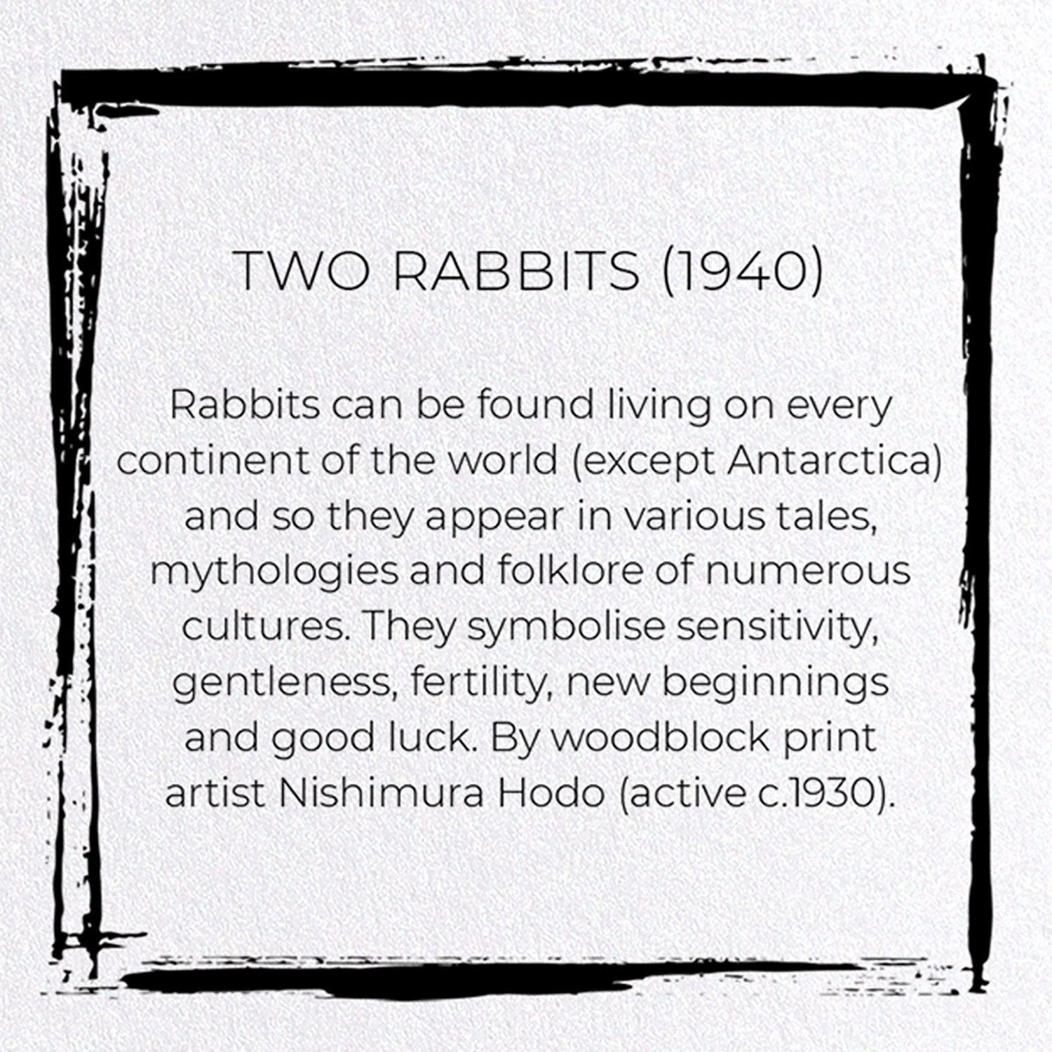 TWO RABBITS (1940)