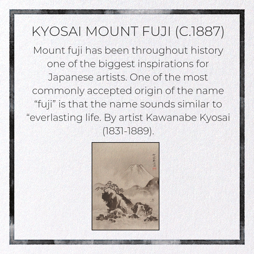 KYOSAI MOUNT FUJI (C.1887)