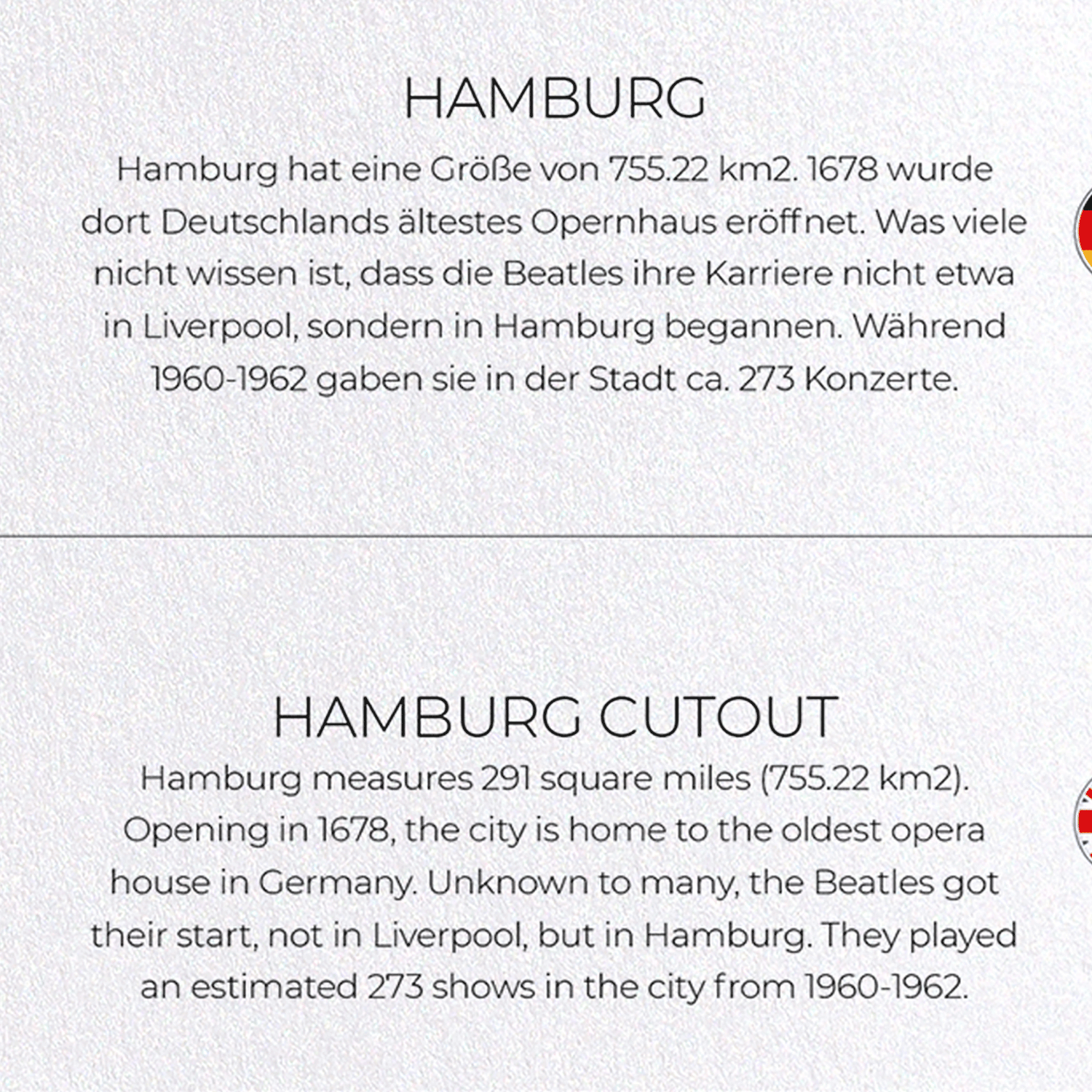 HAMBURG CUTOUT