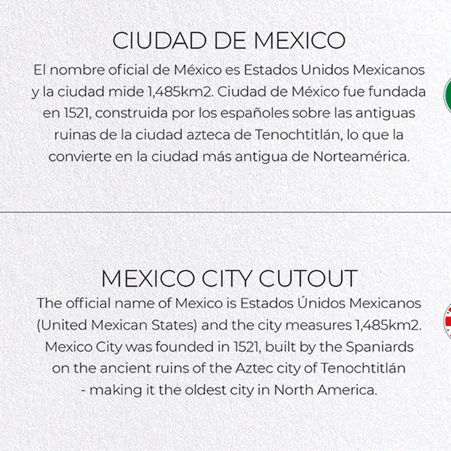 MEXICO CITY CUTOUT