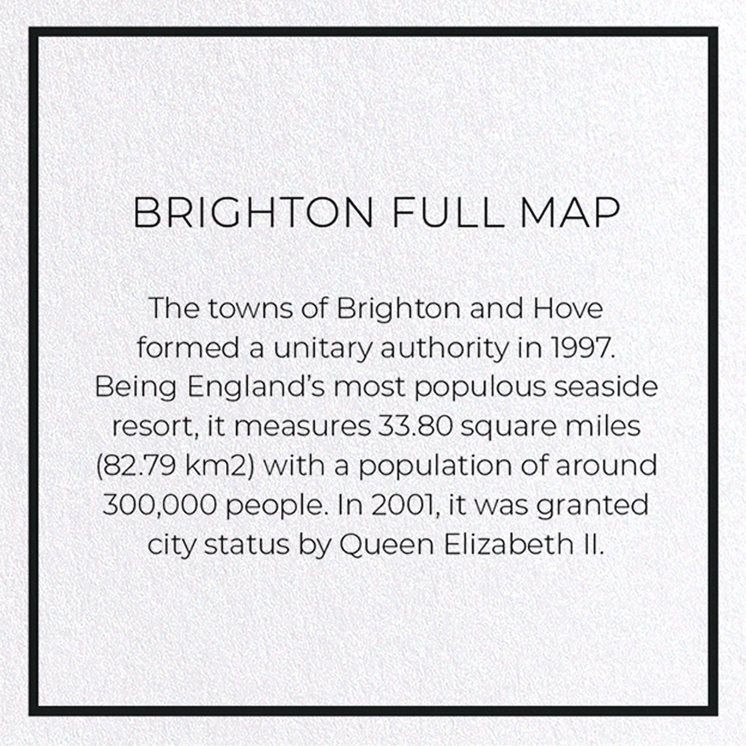 BRIGHTON FULL MAP