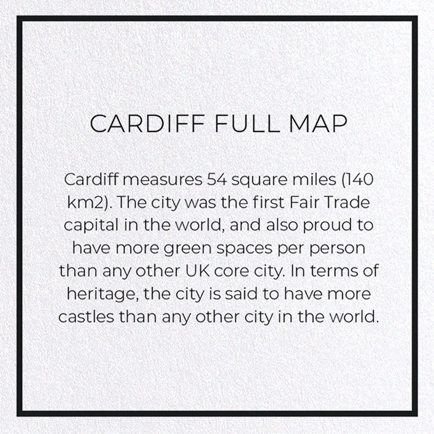 CARDIFF FULL MAP
