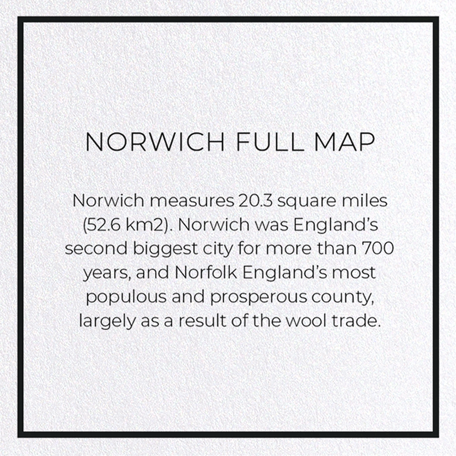 NORWICH FULL MAP