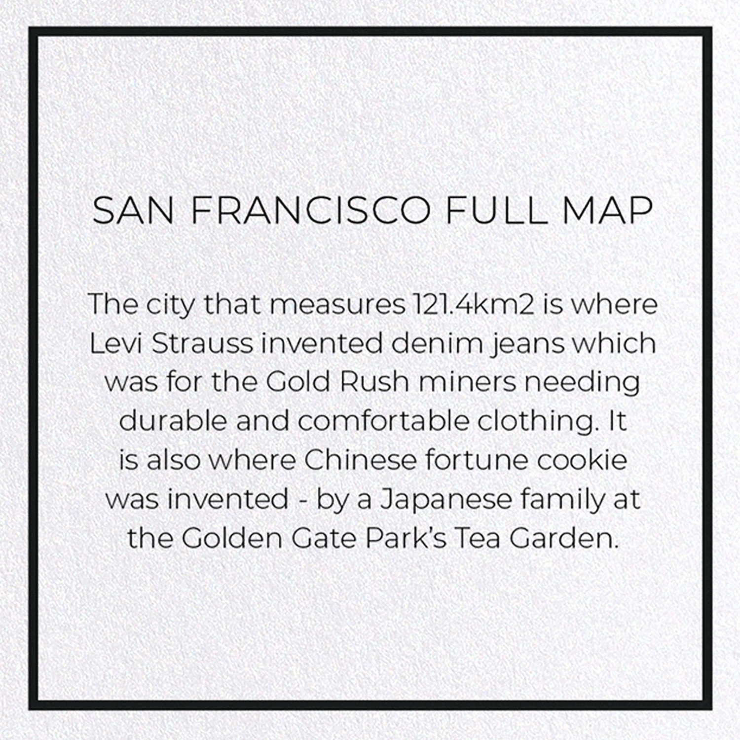 SAN FRANCISCO FULL MAP