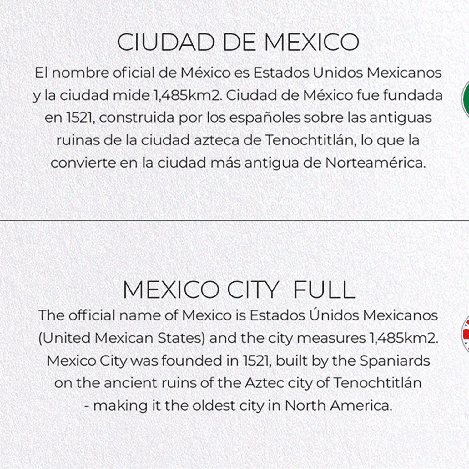 MEXICO CITY  FULL