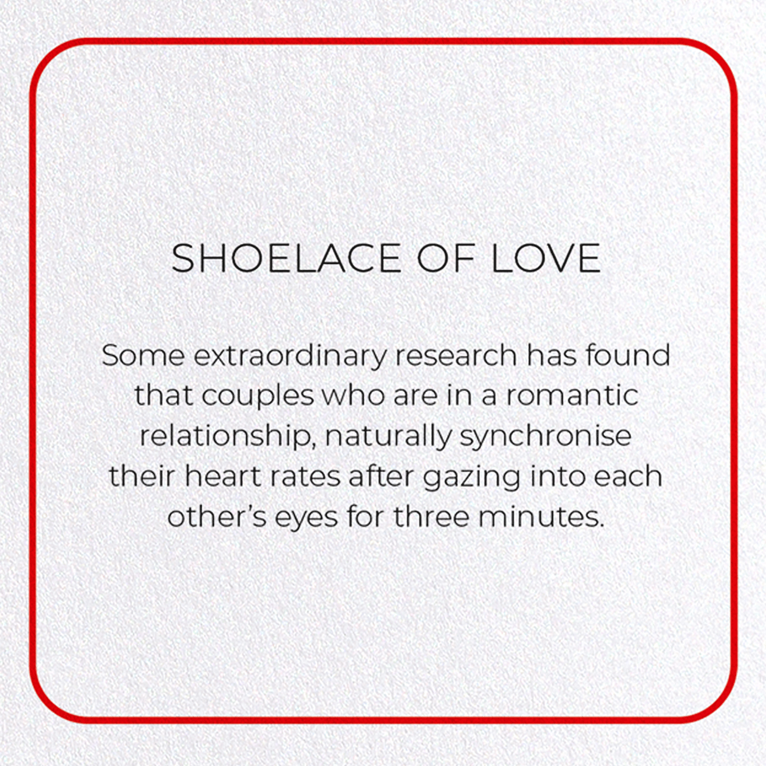 SHOELACE OF LOVE