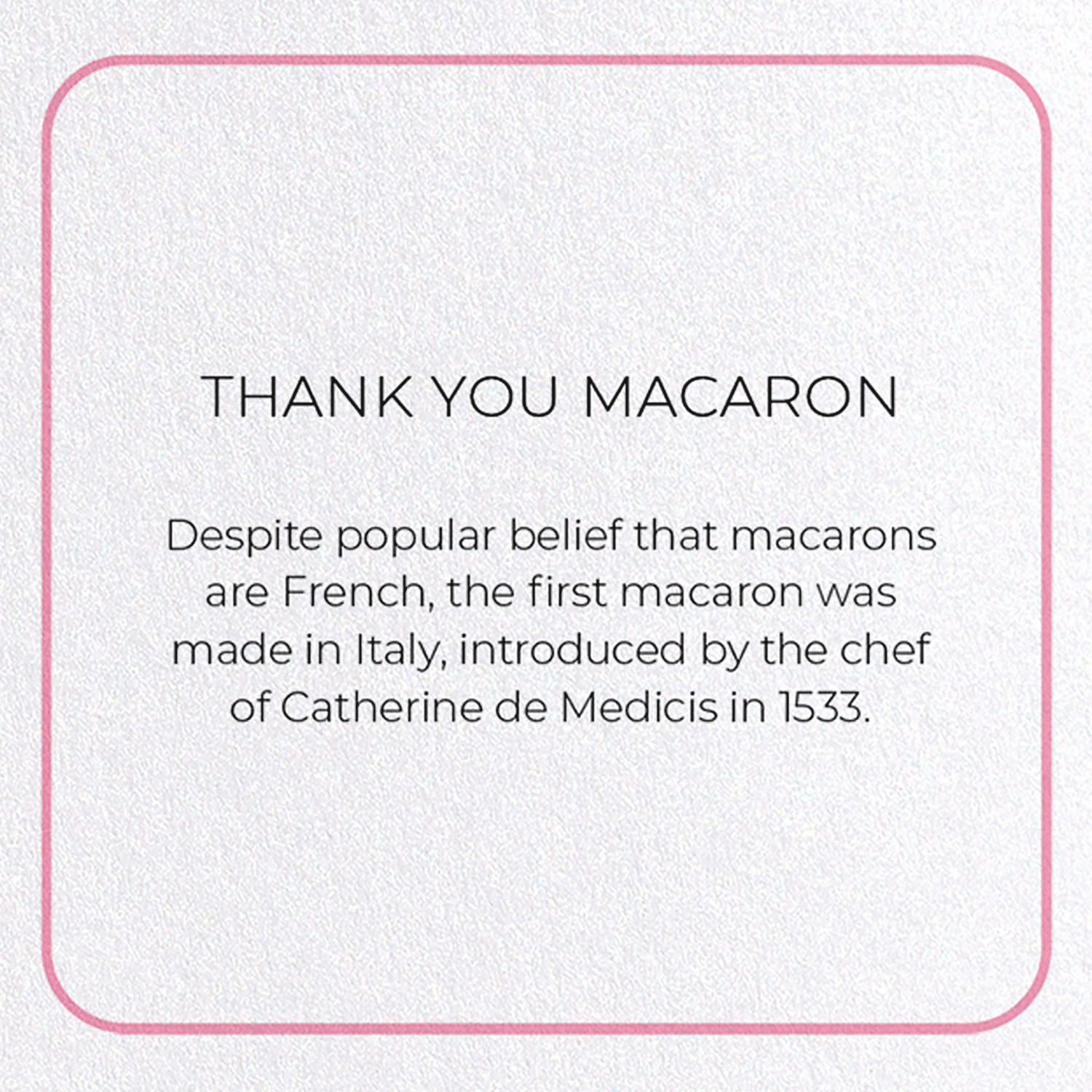 THANK YOU MACARON