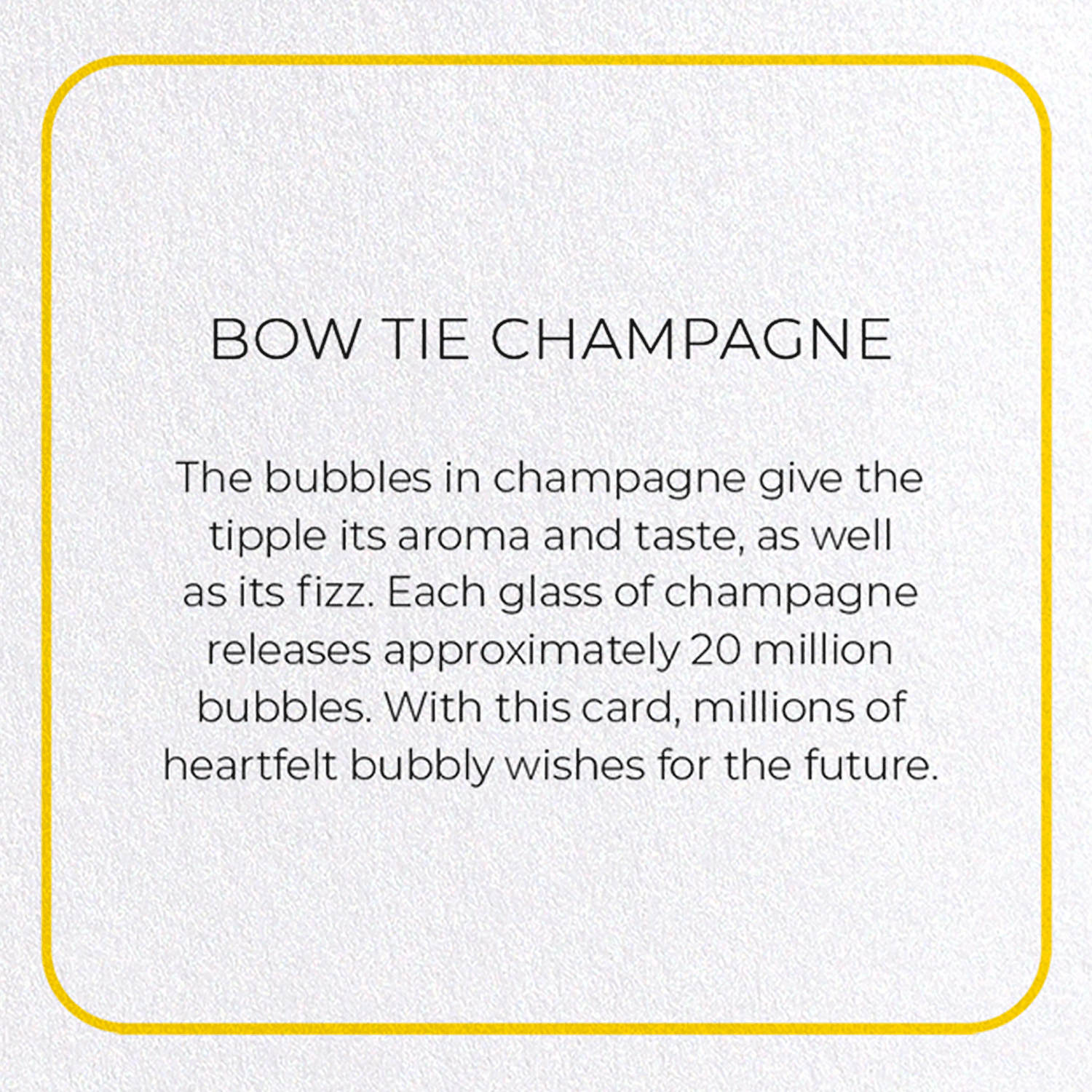 BOW TIE CHAMPAGNE