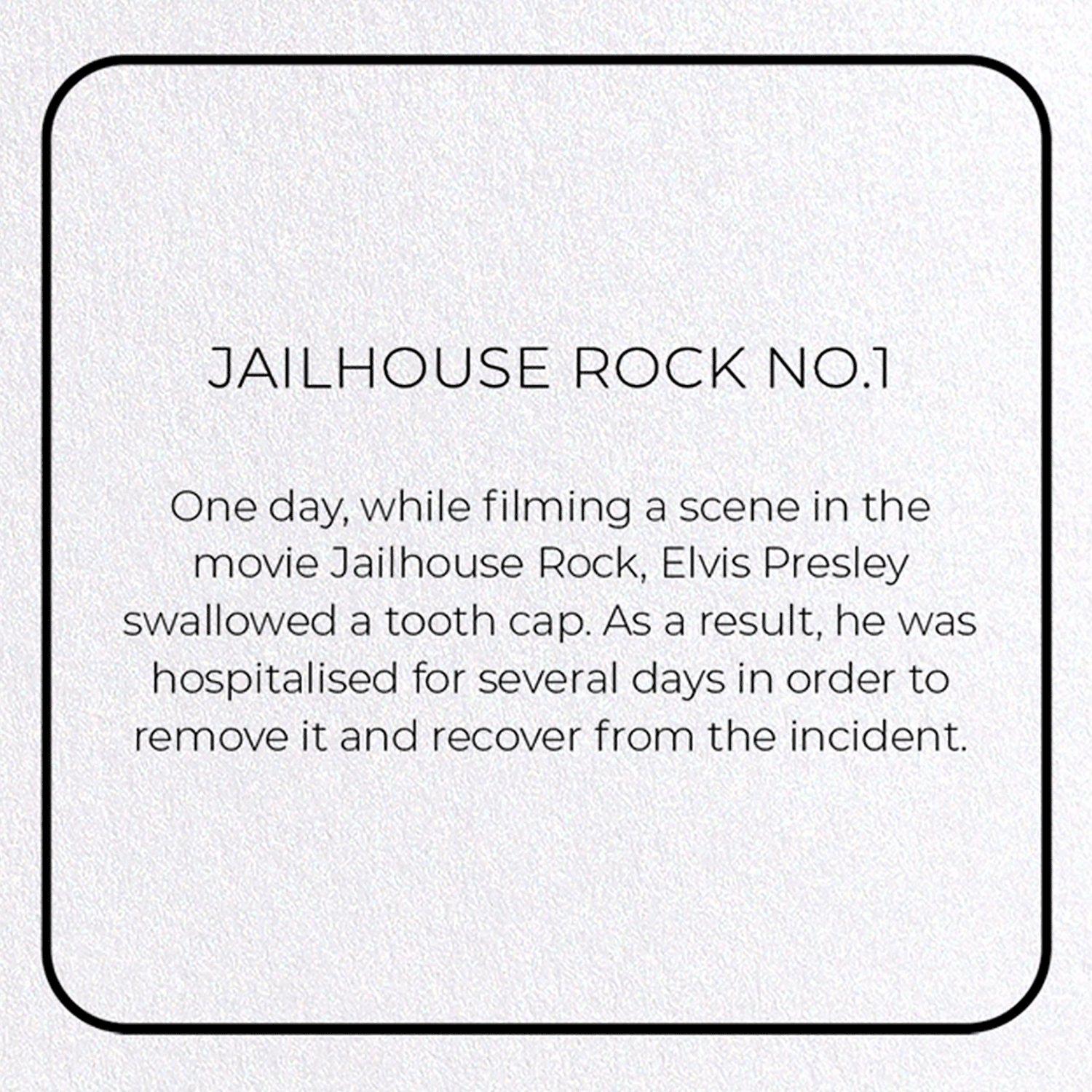 JAILHOUSE ROCK NO.1