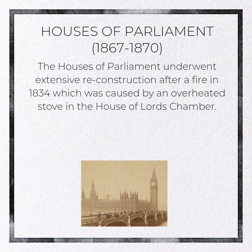 HOUSES OF PARLIAMENT (1867-1870)