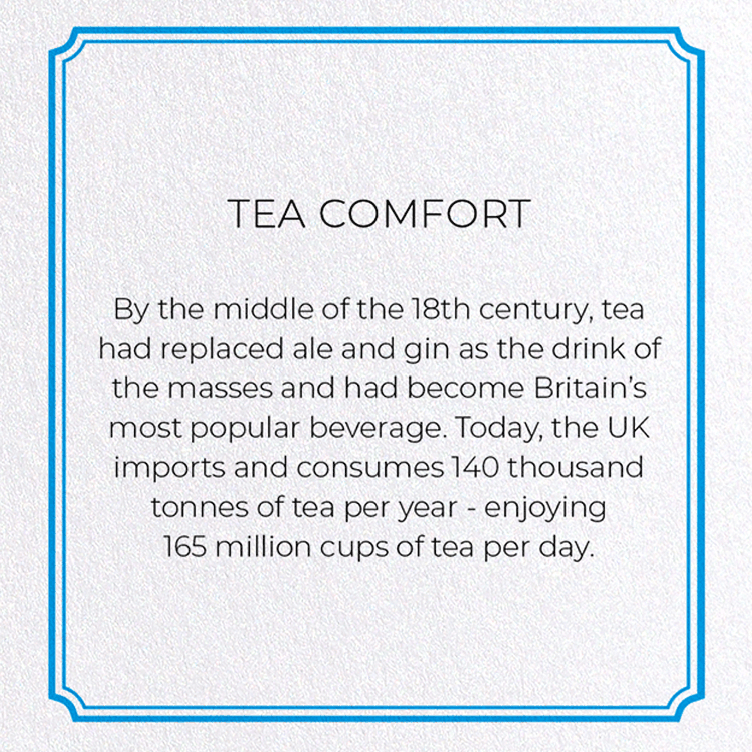 TEA COMFORT