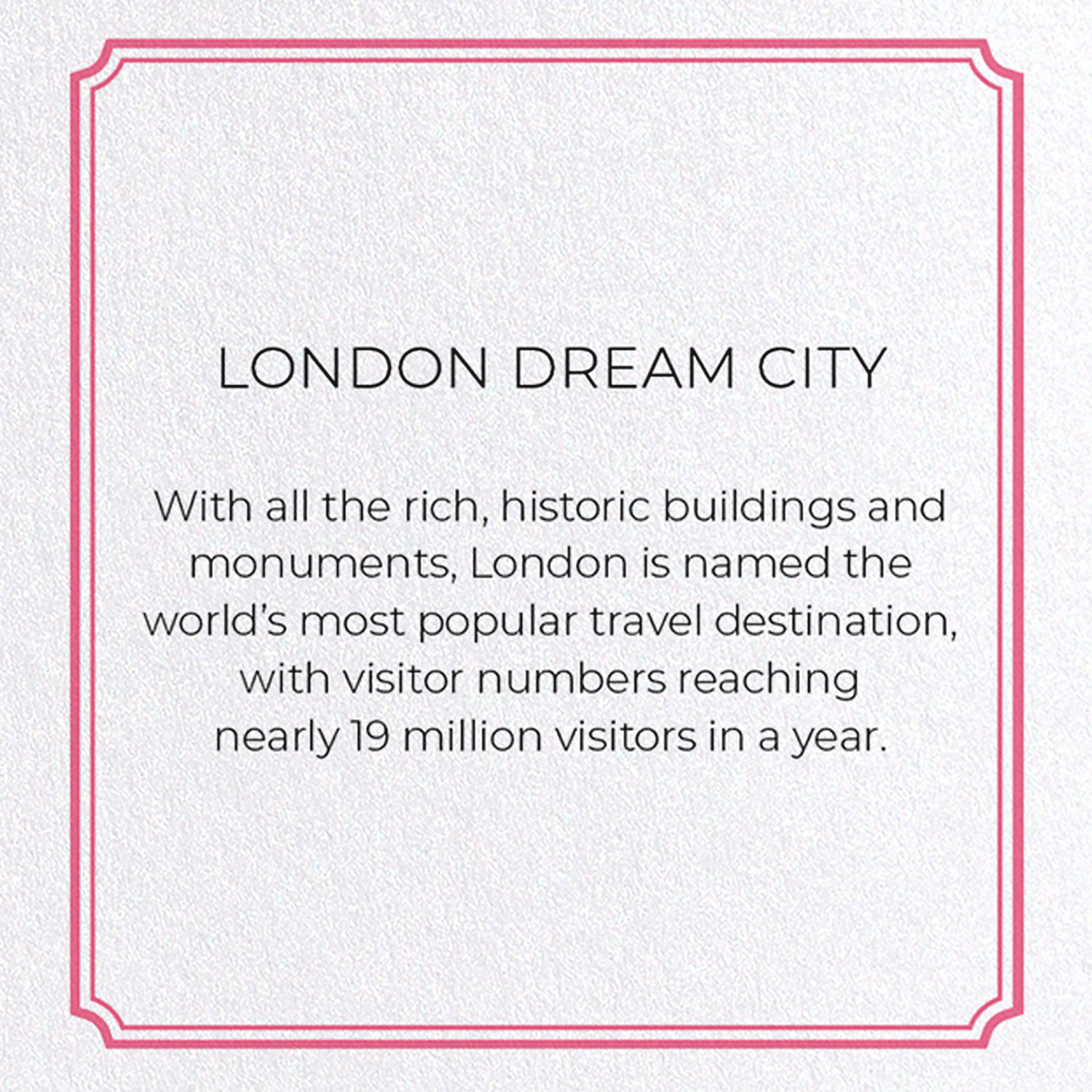LONDON DREAM CITY