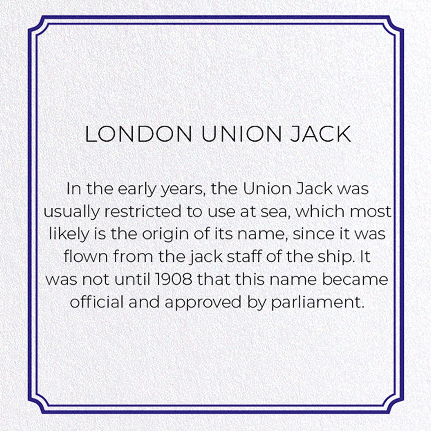 LONDON UNION JACK