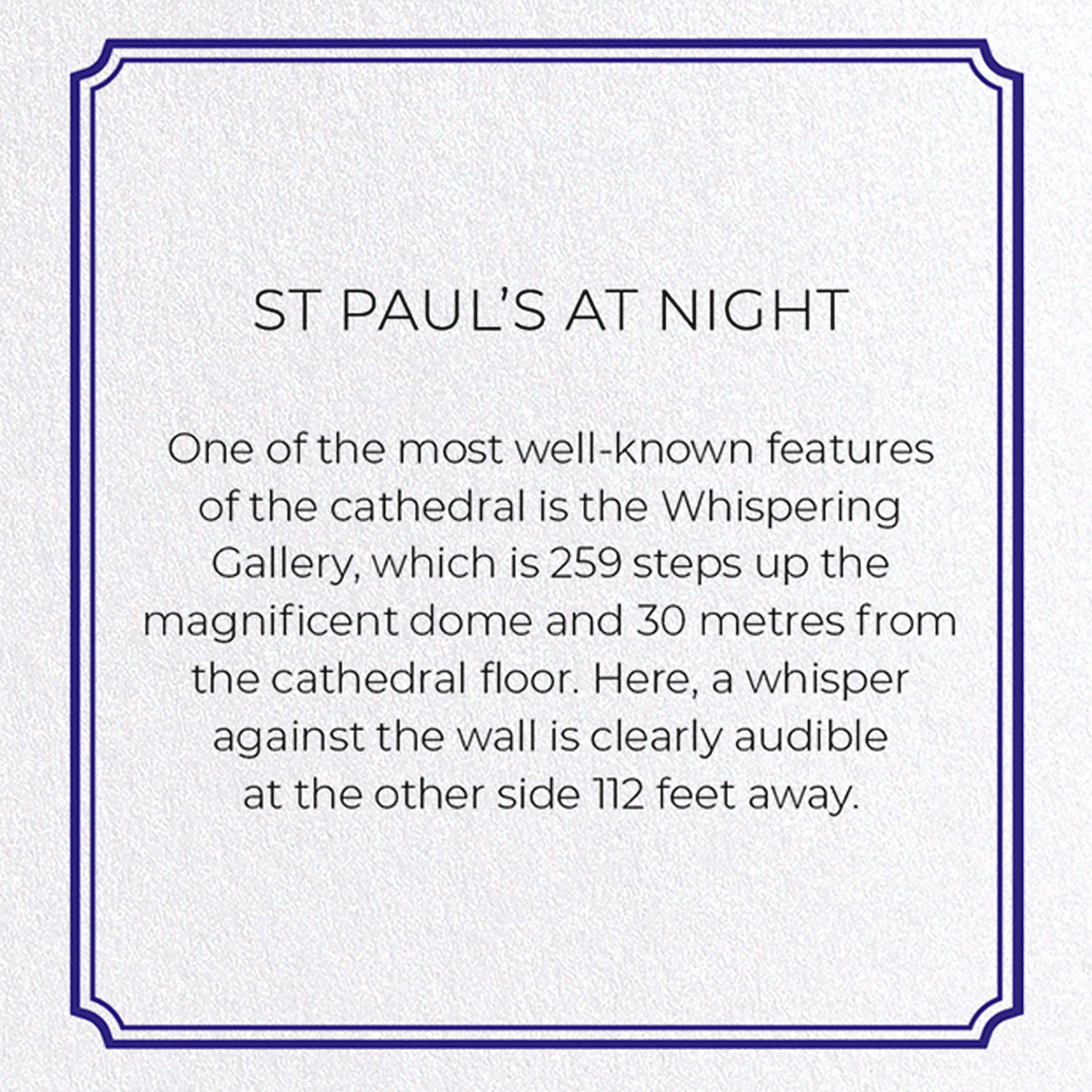 ST PAUL’S AT NIGHT