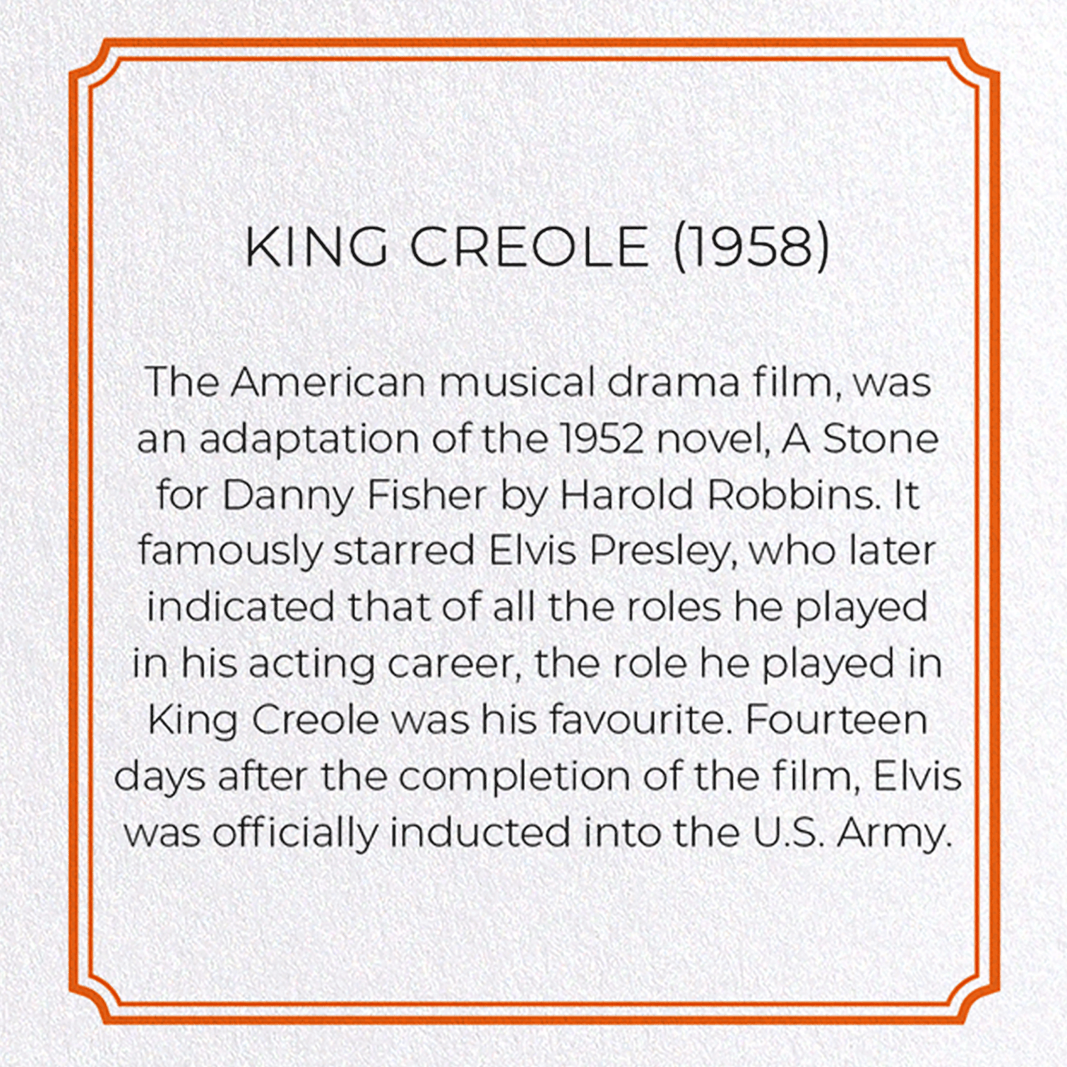 KING CREOLE (1958)