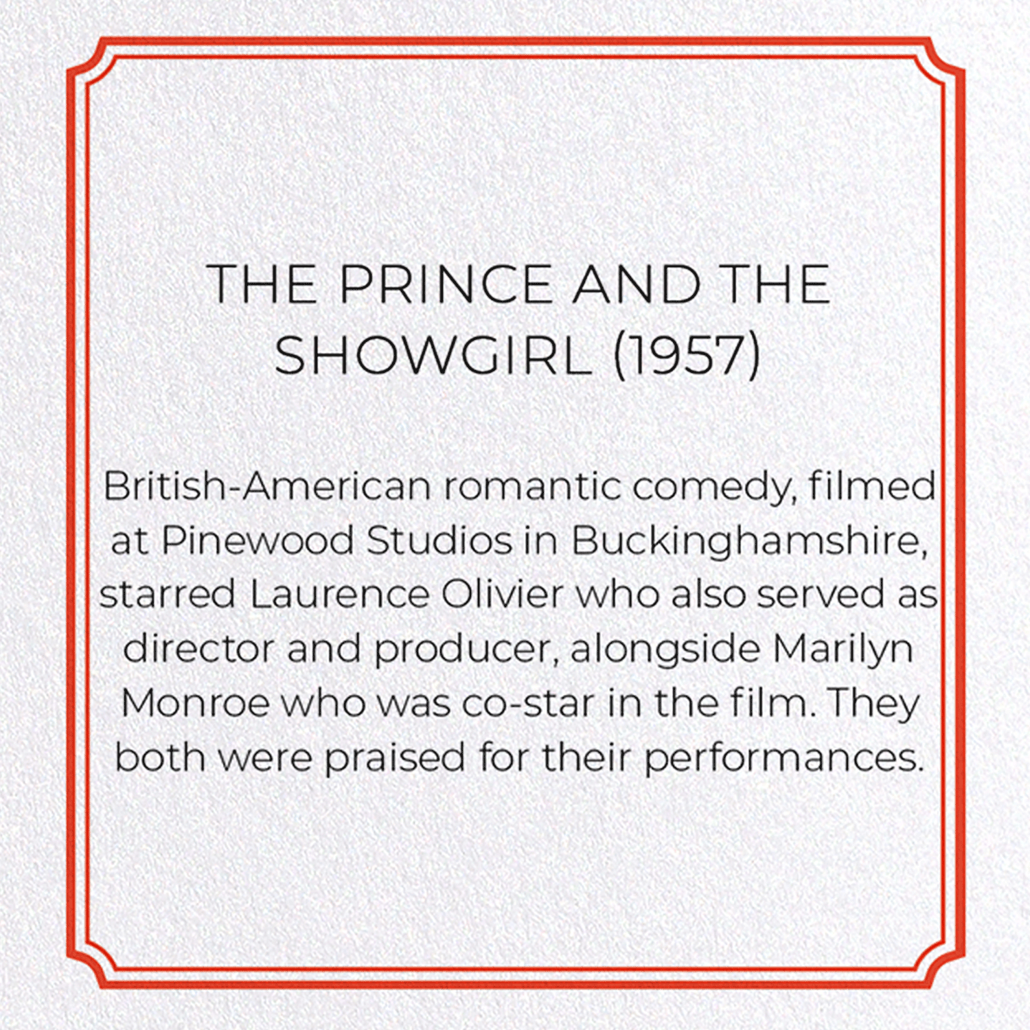 THE PRINCE AND THE SHOWGIRL (1957)