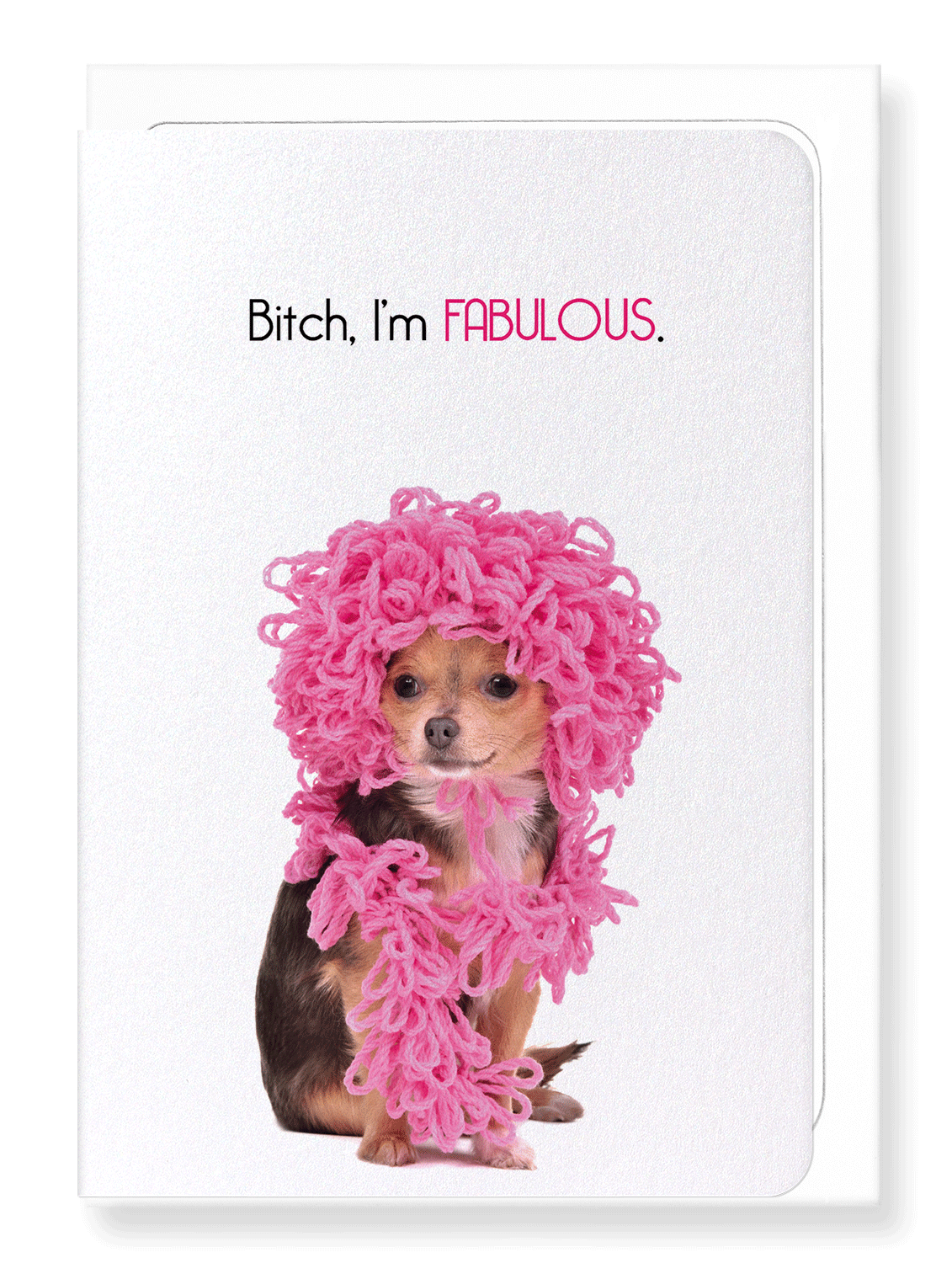 Ezen Designs - Bitch, I'm fabulous - Greeting Card - Front