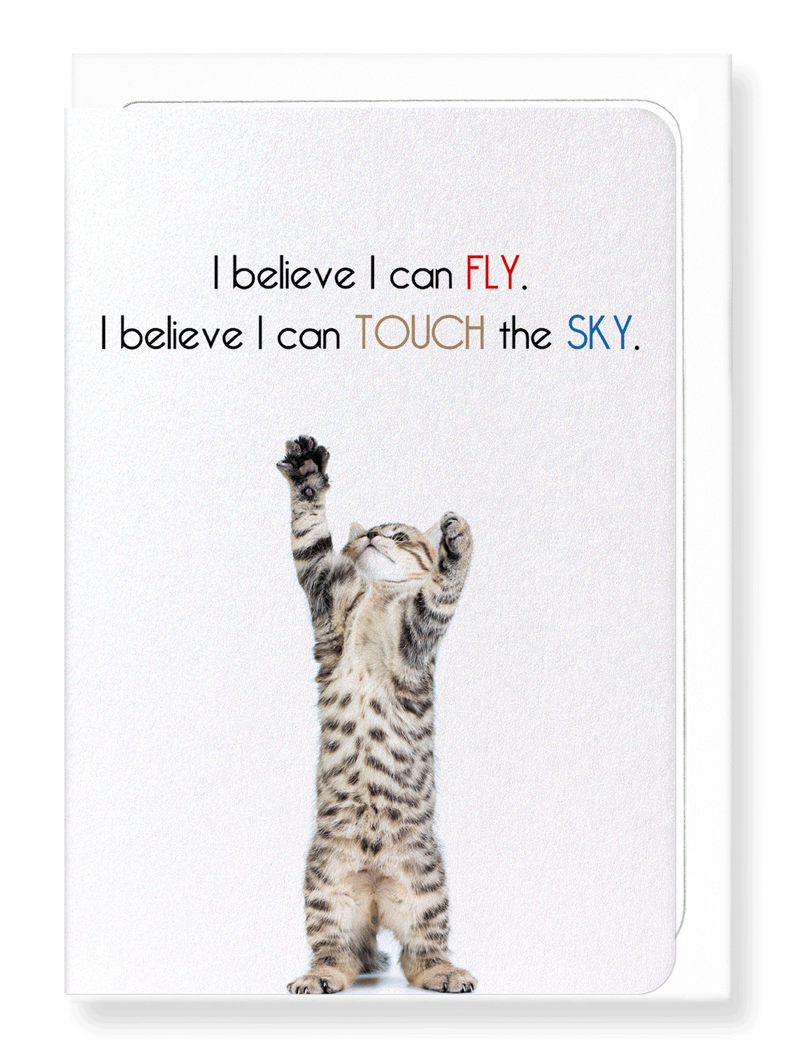 Ezen Designs - I believe I can fly - Greeting Card - Front