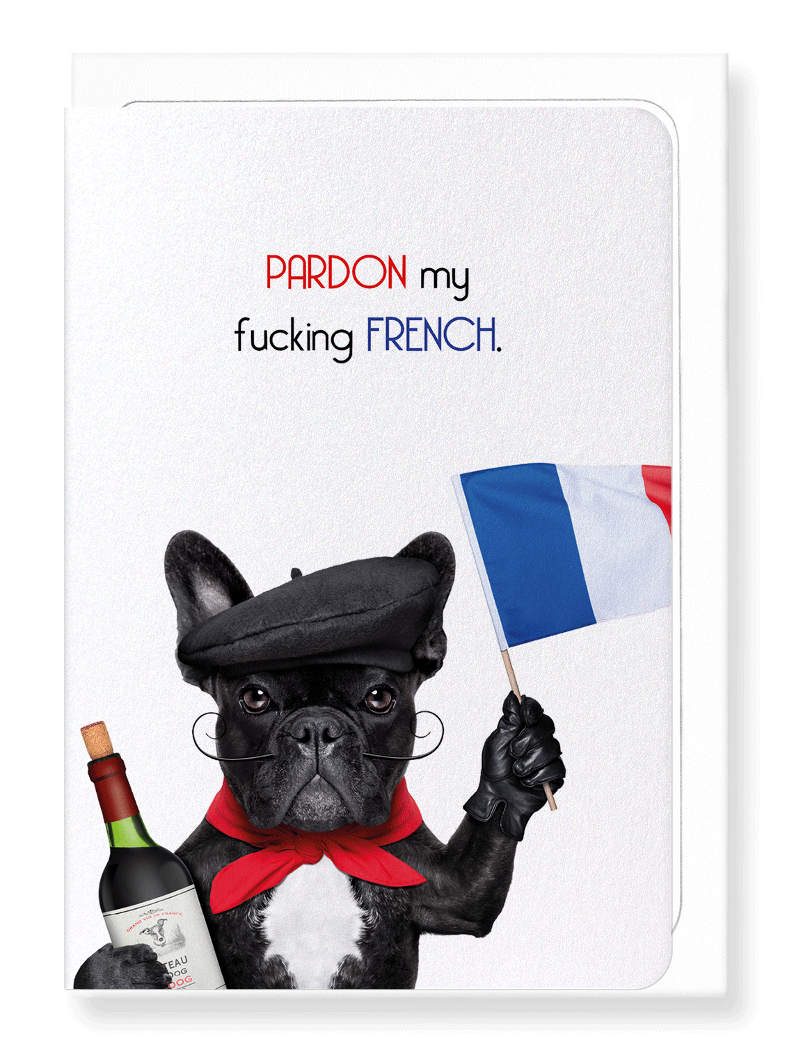 Ezen Designs - Pardon my french - Greeting Card - Front