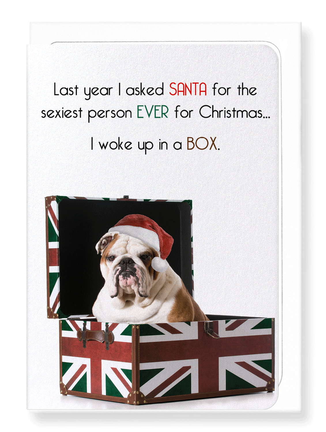 Ezen Designs - Sexiest person for xmas - Greeting Card - Front